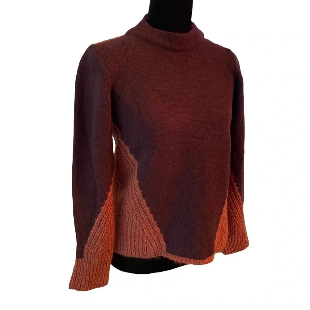 Billy Reid Mohair Wool Blend Pullover Knit Sweater